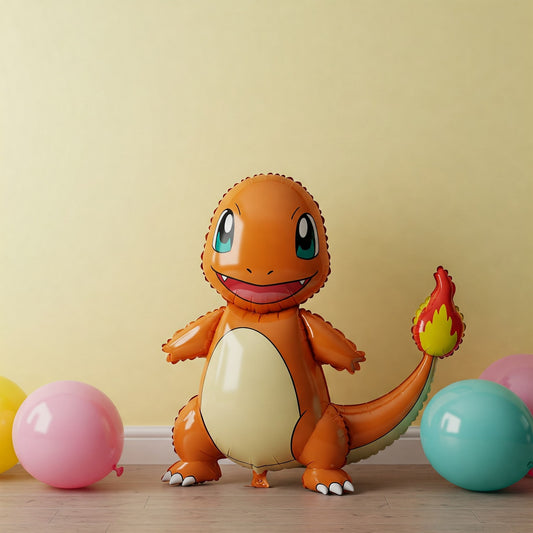Pokemon Charmander 3.5 Foot Foil Balloon Birthday Party Gift