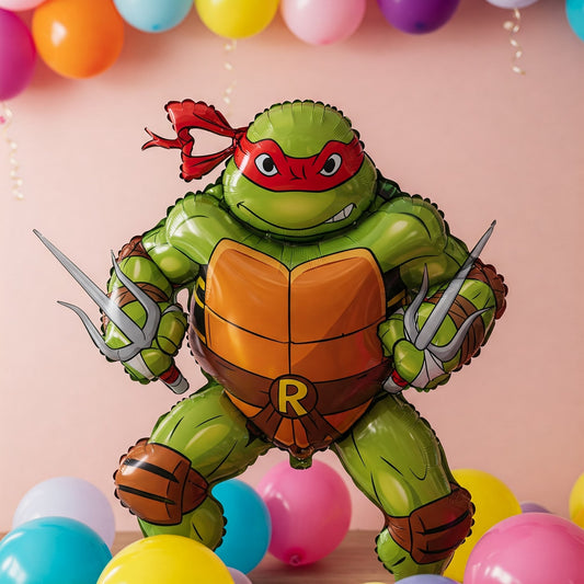 TMNT Ninja Turtles Raph Raphael 4 Foot Foil Balloon Birthday Party Gift