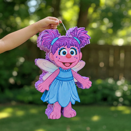 Sesame Street Abby Cadabby 24" Piñata with Stick & Blindfold Birthday Party Gift