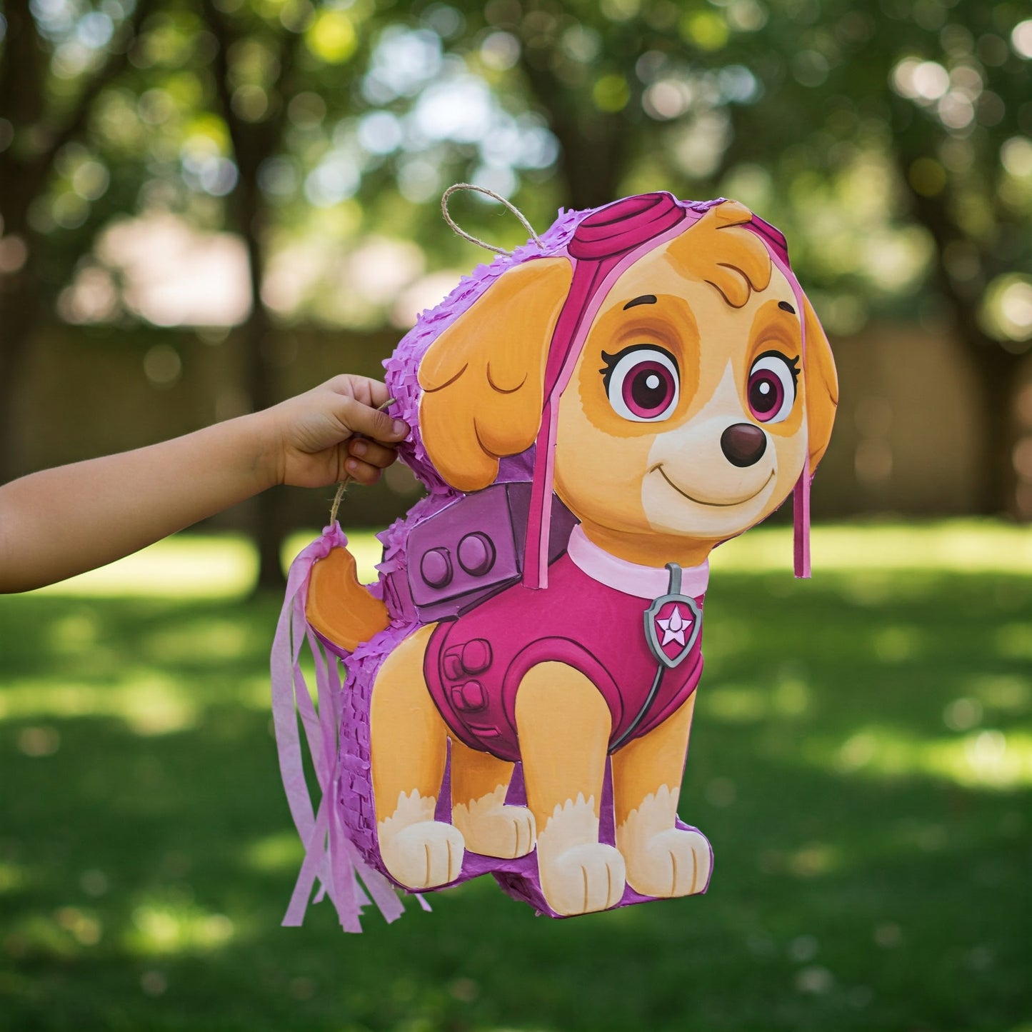 Paw Patrol Skye the Pup Dog 24" Piñata with Stick & Blindfold Birthday Party Gift