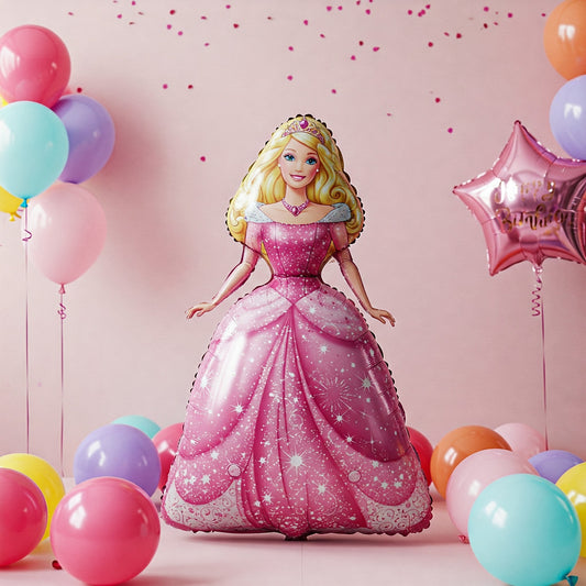 Princess Barbie 4 Foot Foil Balloon Birthday Party Gift