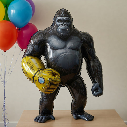 Monsterverse Kong Ape with B.E.A.S.T. glove 4 Foot Foil Balloon Birthday Party Gift