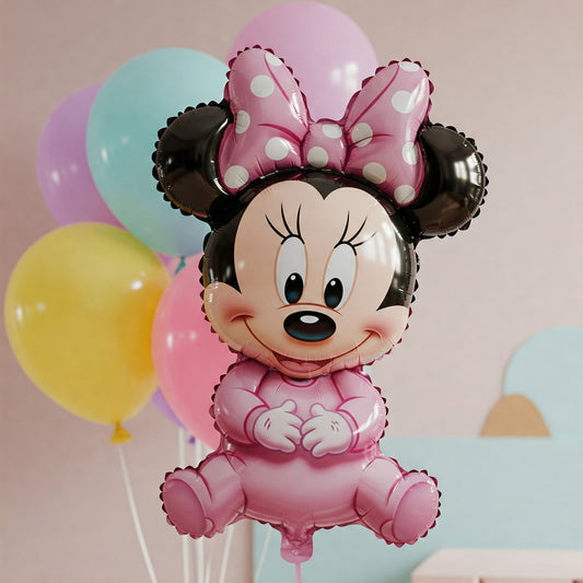 Baby Minnie Mouse 3.5 Foot Foil Balloon Birthday Party Gift