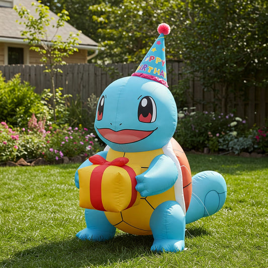 Pokemon Squirtle 4 Foot Yard Inflatable Blow Up Birthday Party Gift