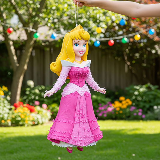 Princess Aurora Sleeping Beauty 24" Piñata with Stick & Blindfold Birthday Party Gift