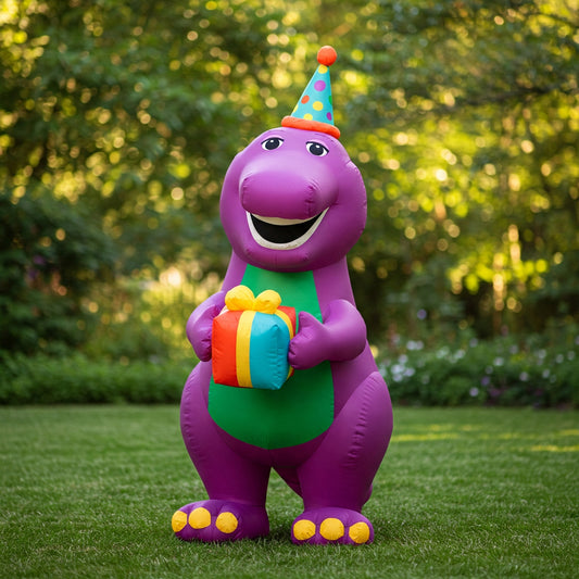 Barney the Dinosaur 4 Foot Yard Inflatable Blow Up Birthday Party Gift