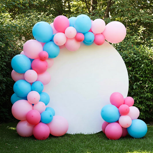 164 pcs Blue's Clues Inspired Pink Blue Balloon Arch Garland Kit Birthday Party Gift