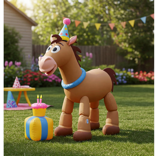 Toy Story Bullseye 4 Foot Yard Inflatable Blow Up Birthday Party Gift