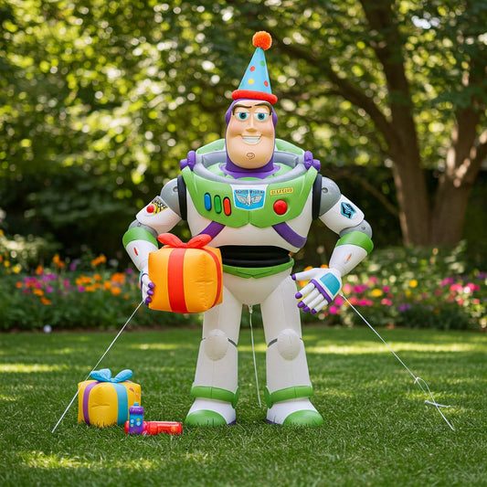 Toy Story Buzz Lightyear 4 Foot Yard Inflatable Blow Up Birthday Party Gift