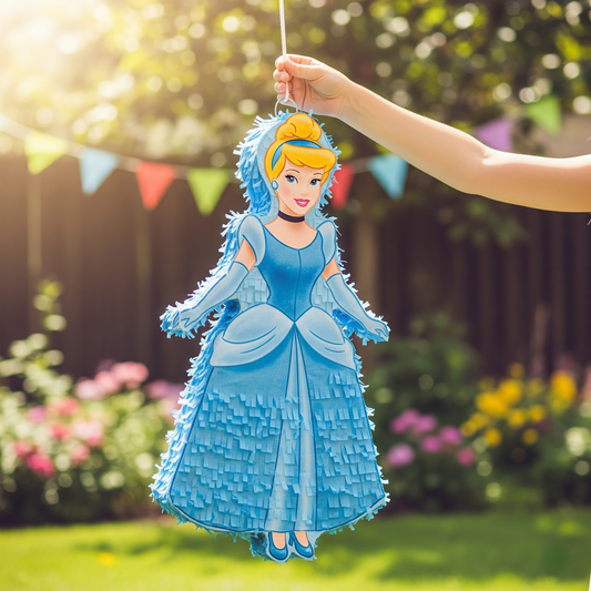 Princess Cinderella 24" Piñata with Stick & Blindfold Birthday Party Gift