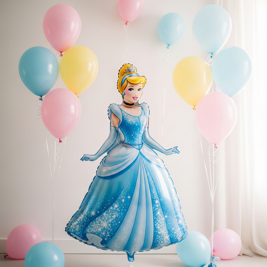 Disney Princess Cinderella 4 Foot Foil Balloon Birthday Party Gift