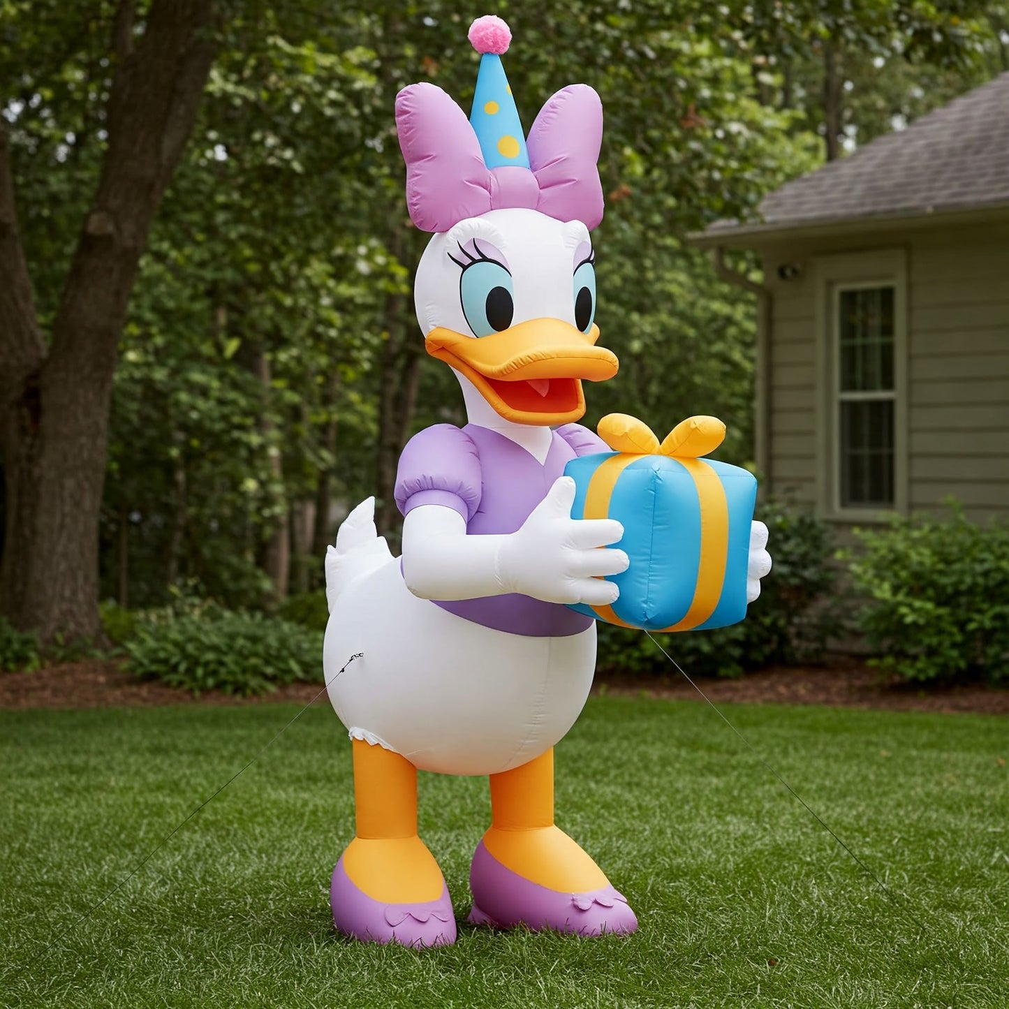Mickey Mouse Clubhouse Daisy Duck 4 Foot Yard Inflatable Blow Up Birthday Party Gift