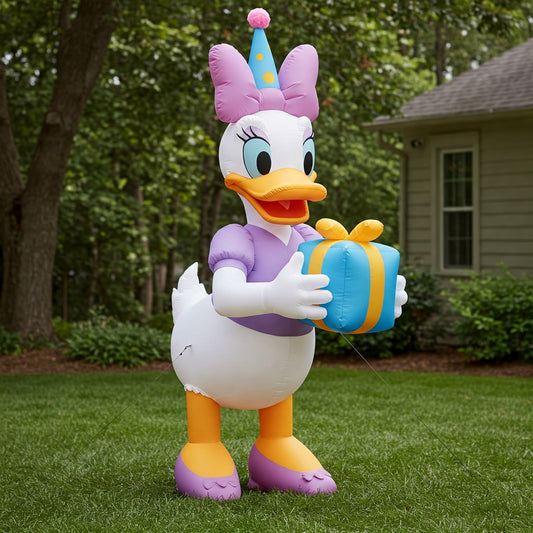 Mickey Mouse Clubhouse Daisy Duck 4 Foot Yard Inflatable Blow Up Birthday Party Gift