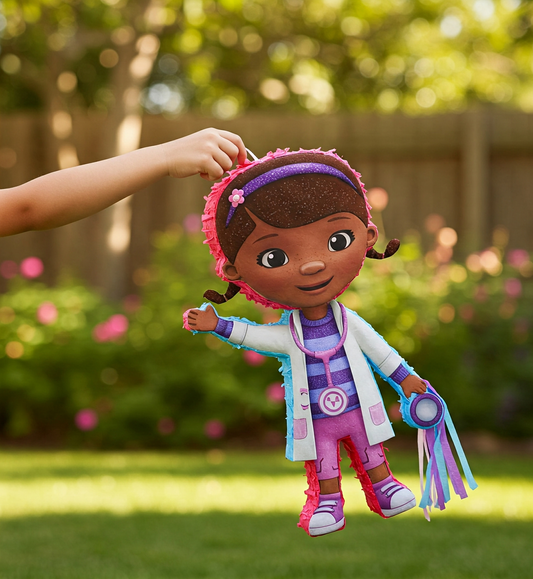 Doc McStuffins 24" Piñata with Stick & Blindfold Birthday Party Gift