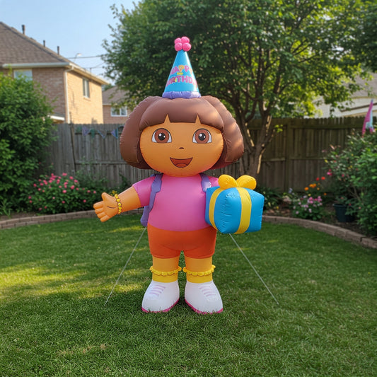 Dora the Explorer 4 Foot Yard Inflatable Blow Up Birthday Party Gift