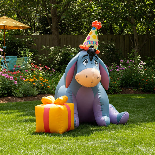 Winnie the Pooh Eeyore 4 Foot Yard Inflatable Blow Up Birthday Party Gift
