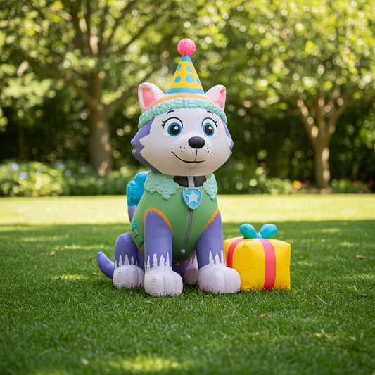 Paw Patrol Everest Pup Dog 4 Foot Yard Inflatable Blow Up Birthday Party Gift