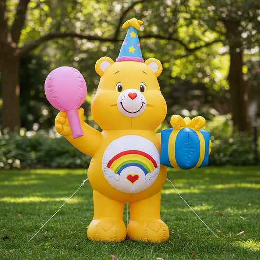 Care Bears Funshine Bear 4 Foot Yard Inflatable Blow Up Birthday Party Gift