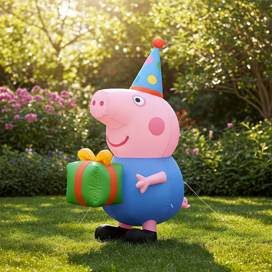 Peppa Pig George 4 Foot Yard Inflatable Blow Up Birthday Party Gift