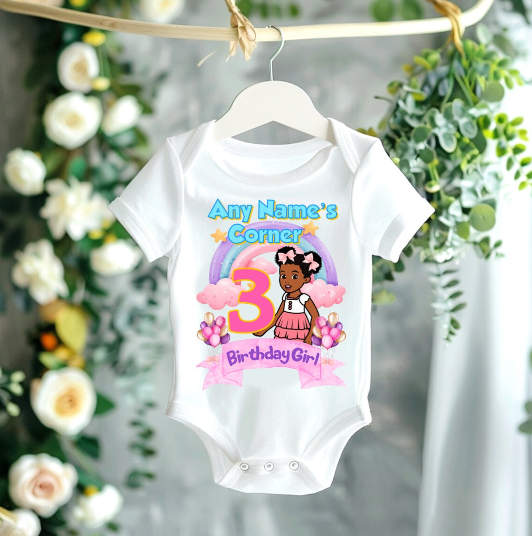 All Sizes Gracie's Corner Custom Personalized Name Birthday Pastel Rainbow Ribbon Sewn Tutu Outfit Set Dress