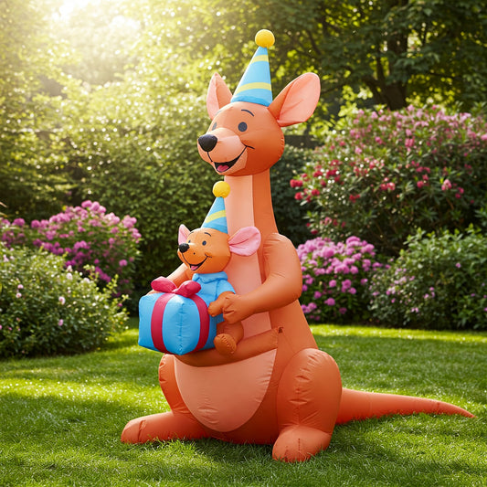 Winnie the Pooh Kanga & Roo 4 Foot Yard Inflatable Blow Up Birthday Party Gift