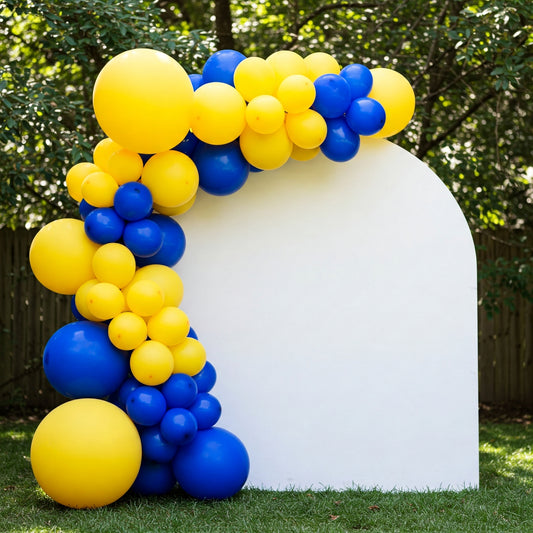 164 pcs Minions Inspired Yellow Blue Balloon Arch Garland Kit Birthday Party Gift