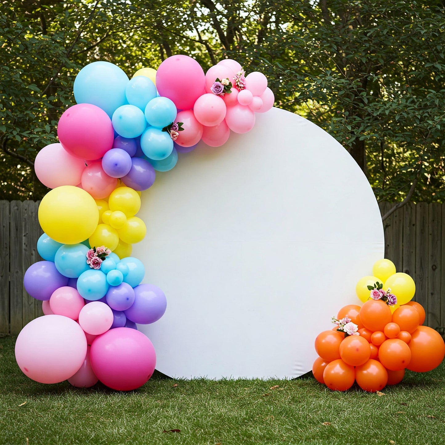 164 pcs My Little Pony Inspired Pink Yellow Purple Orange Balloon Arch Garland Kit Birthday Party Gift
