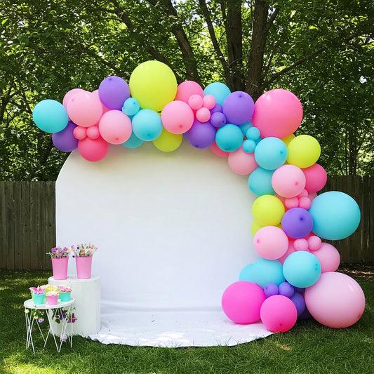 164 pcs Peppa Pig Monsters Inc Inspired Pink Lime Green Purple Blue Balloon Arch Garland Kit Birthday Party Gift