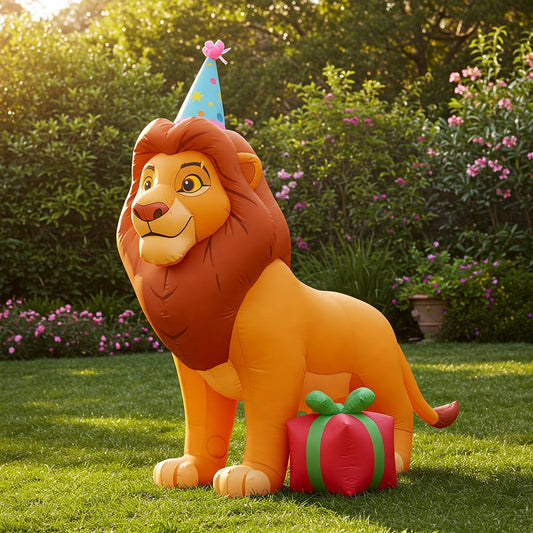 The Lion King Mufasa 4 Foot Yard Inflatable Blow Up Birthday Party Gift