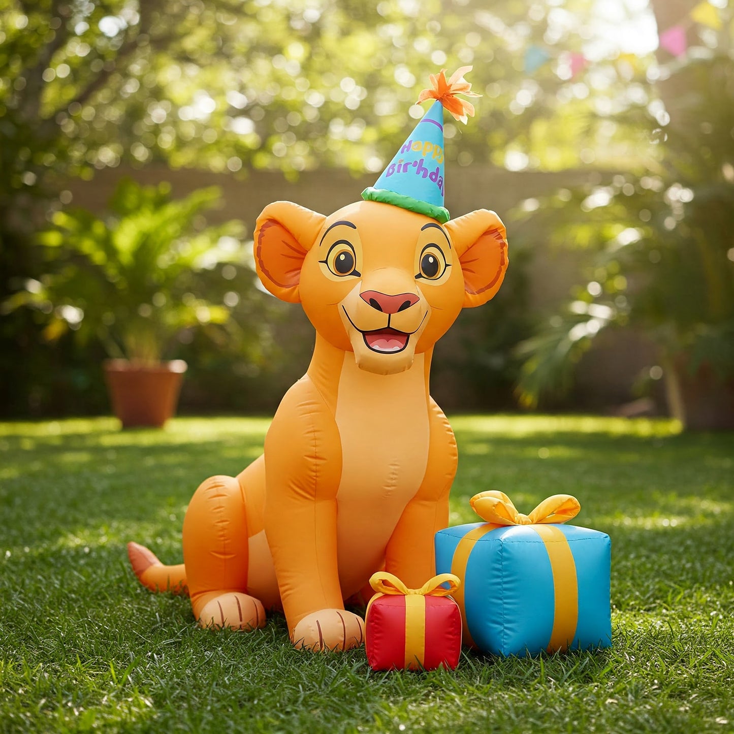 The Lion King Nala cub 4 Foot Yard Inflatable Blow Up Birthday Party Gift