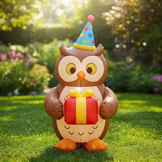Winnie the Pooh Owl 4 Foot Yard Inflatable Blow Up Birthday Party Gift