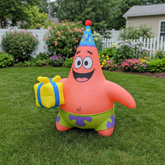 SpongeBob SquarePants Patrick Star 4 Foot Yard Inflatable Blow Up Birthday Party Gift