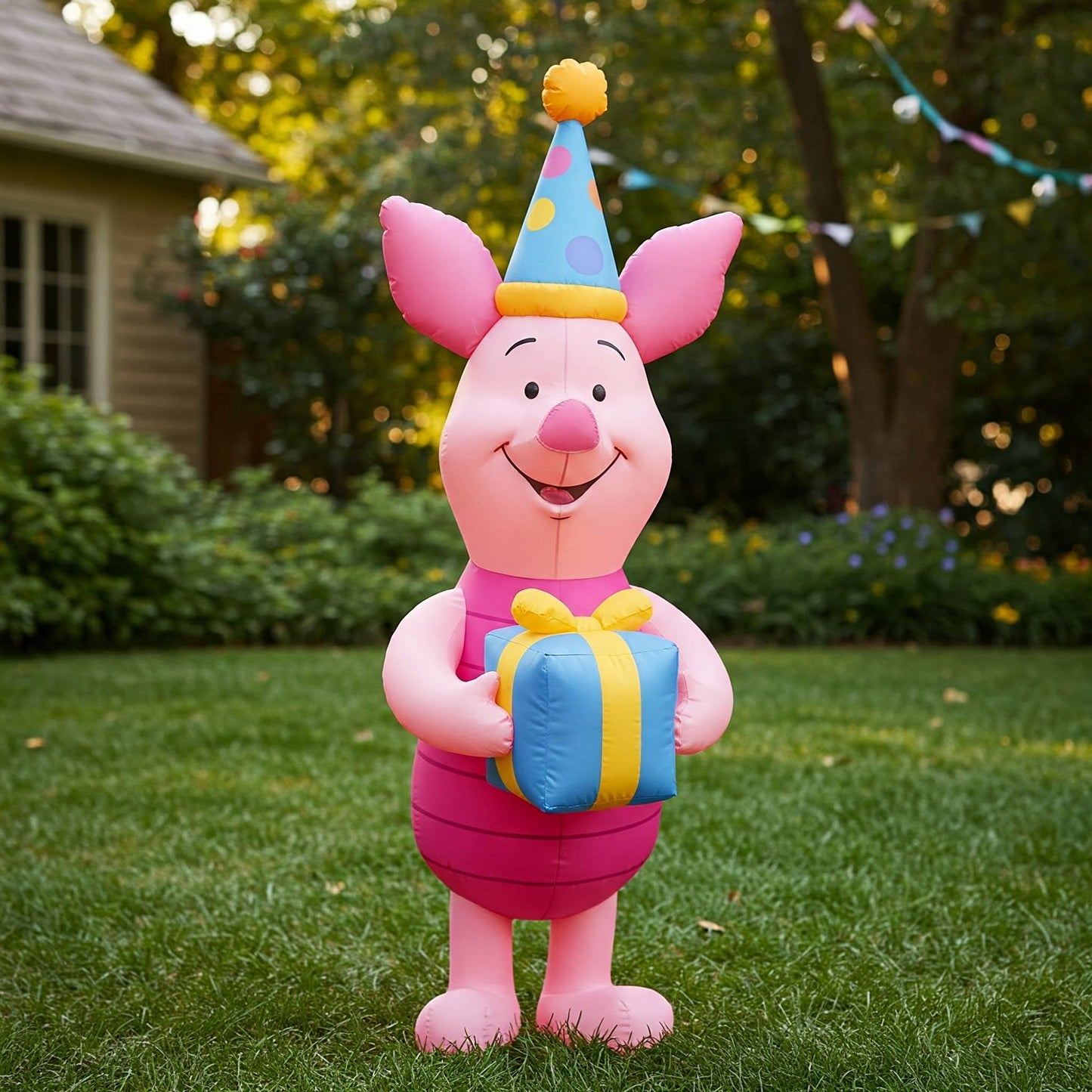 Winnie the Pooh Piglet 4 Foot Yard Inflatable Blow Up Birthday Party Gift