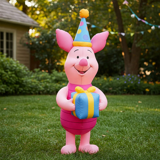 Winnie the Pooh Piglet 4 Foot Yard Inflatable Blow Up Birthday Party Gift