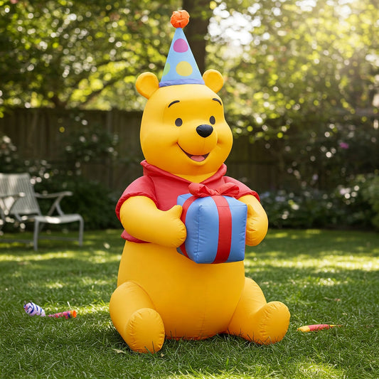 Winnie the Pooh 4 Foot Yard Inflatable Blow Up Birthday Party Gift