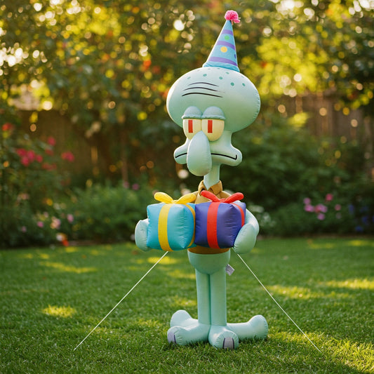 SpongeBob SquarePants Squidward 4 Foot Yard Inflatable Blow Up Birthday Party Gift