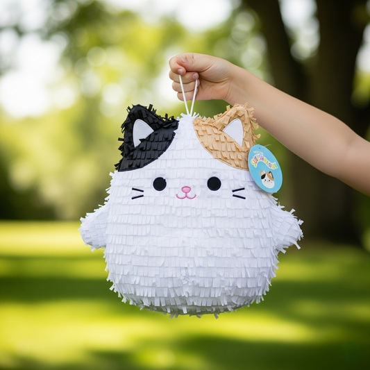 Squishmallows Cam the Cat 24" Piñata with Stick & Blindfold Birthday Party Gift