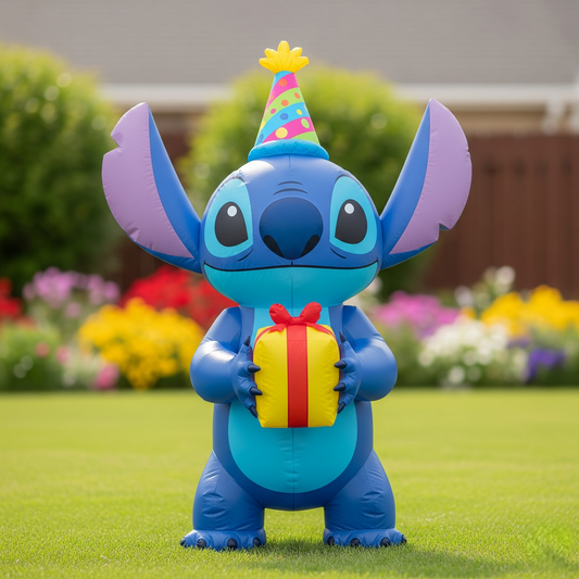 Disney Lilo & Stitch Alien 4 Foot Yard Inflatable Blow Up Birthday Party Gift