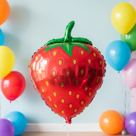 Strawberry 4 Foot Foil Balloon Birthday Party Gift
