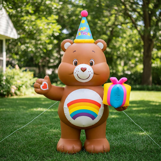 Care Bears Tenderheart Bear 4 Foot Yard Inflatable Blow Up Birthday Party Gift
