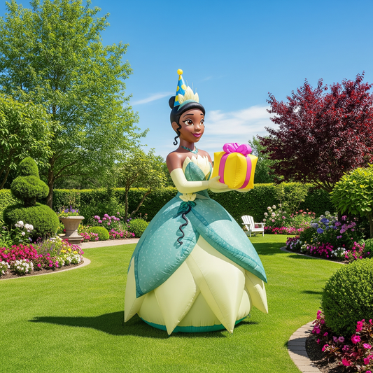 Disney Princess Tiana 4 Foot Yard Inflatable Blow Up Birthday Party Gift