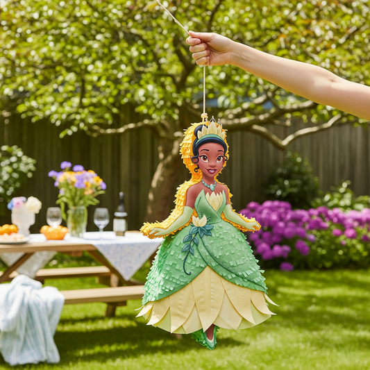 Princess Tiana 24" Piñata with Stick & Blindfold Birthday Party Gift