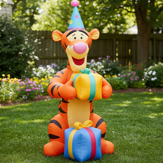 Winnie the Pooh Tigger 4 Foot Yard Inflatable Blow Up Birthday Party Gift