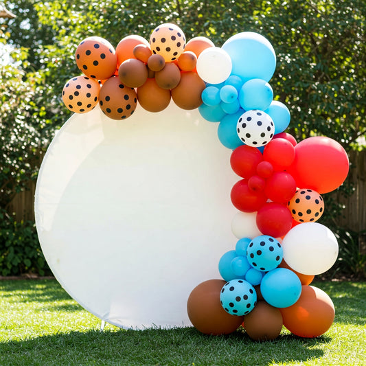 164 pcs Toy Story Cow Farm Inspired Pink Black White Brown Balloon Arch Garland Kit Birthday Party Gift