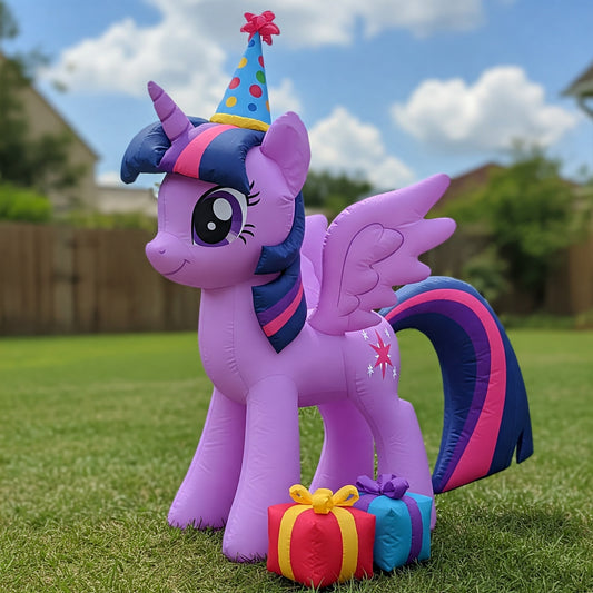My Little Pony Twilight Sparkle 4 Foot Yard Inflatable Blow Up Birthday Party Gift