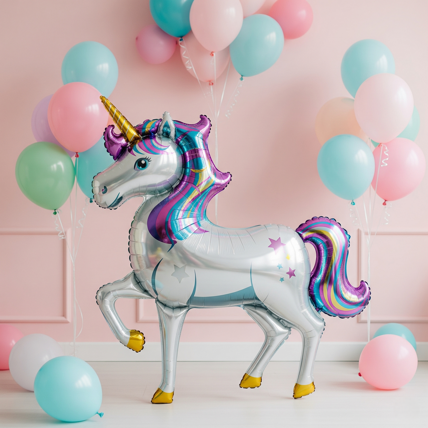 Magical Unicorn 4 Foot Foil Balloon Birthday Party Gift