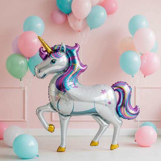 Magical Unicorn 4 Foot Foil Balloon Birthday Party Gift