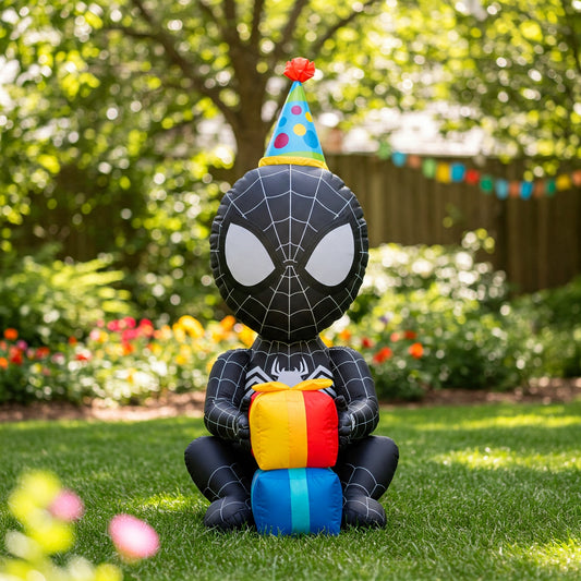 Spidey and his Amazing Friends Venom 4 Foot Yard Inflatable Blow Up Birthday Party Gift
