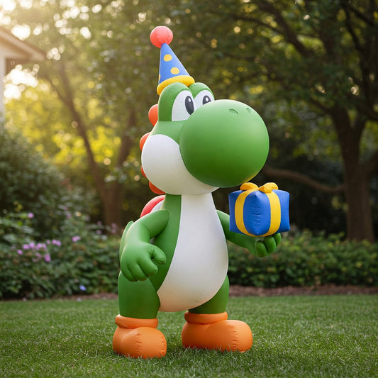 Super Mario bros Yoshi 4 Foot Yard Inflatable Blow Up Birthday Party Gift